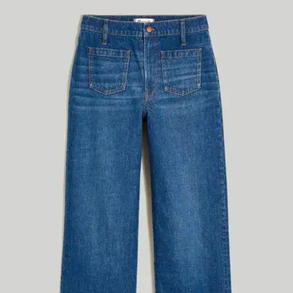 Madewell Perfect Vintage Wide-Leg Jean in Patch Pocket Edition